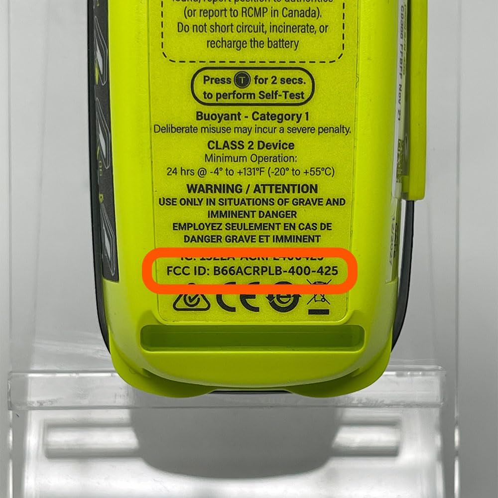 ACR ResQLink View RLS – SOS Personal Locator Beacon – Digitalanzeige, Rückkehr-Link-Service, globale