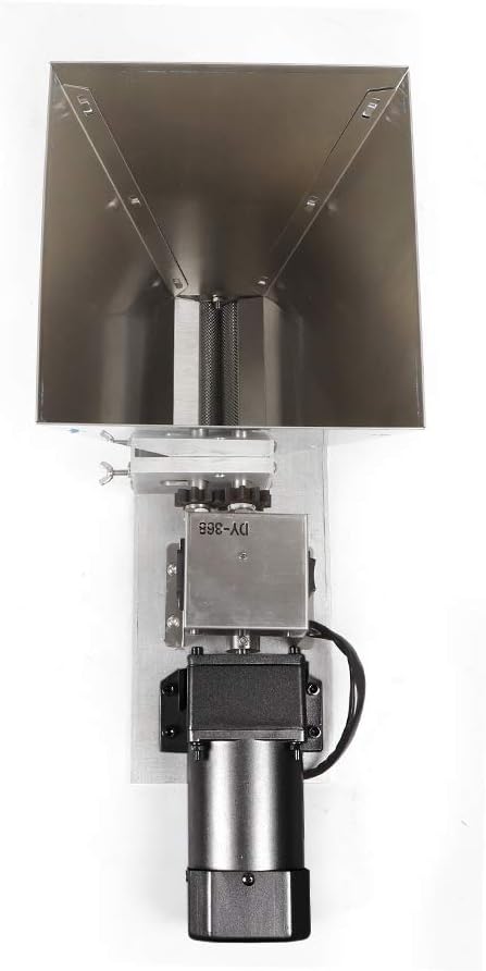 Elektrische Getreidemühle aus Edelstahl 60W, Kornmühle mit Eimer und Reinem Kupfer Motor, Elektrisch