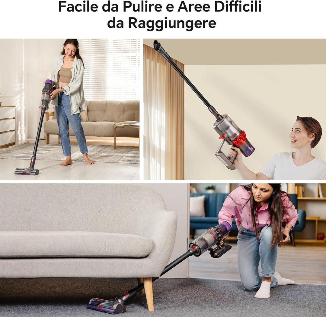 Verlängerungsrohr kompatibel mit Dyson V7 V8 V10 V11 V15 - Ersatz Teleskop-Saugrohr für Dyson, Starr