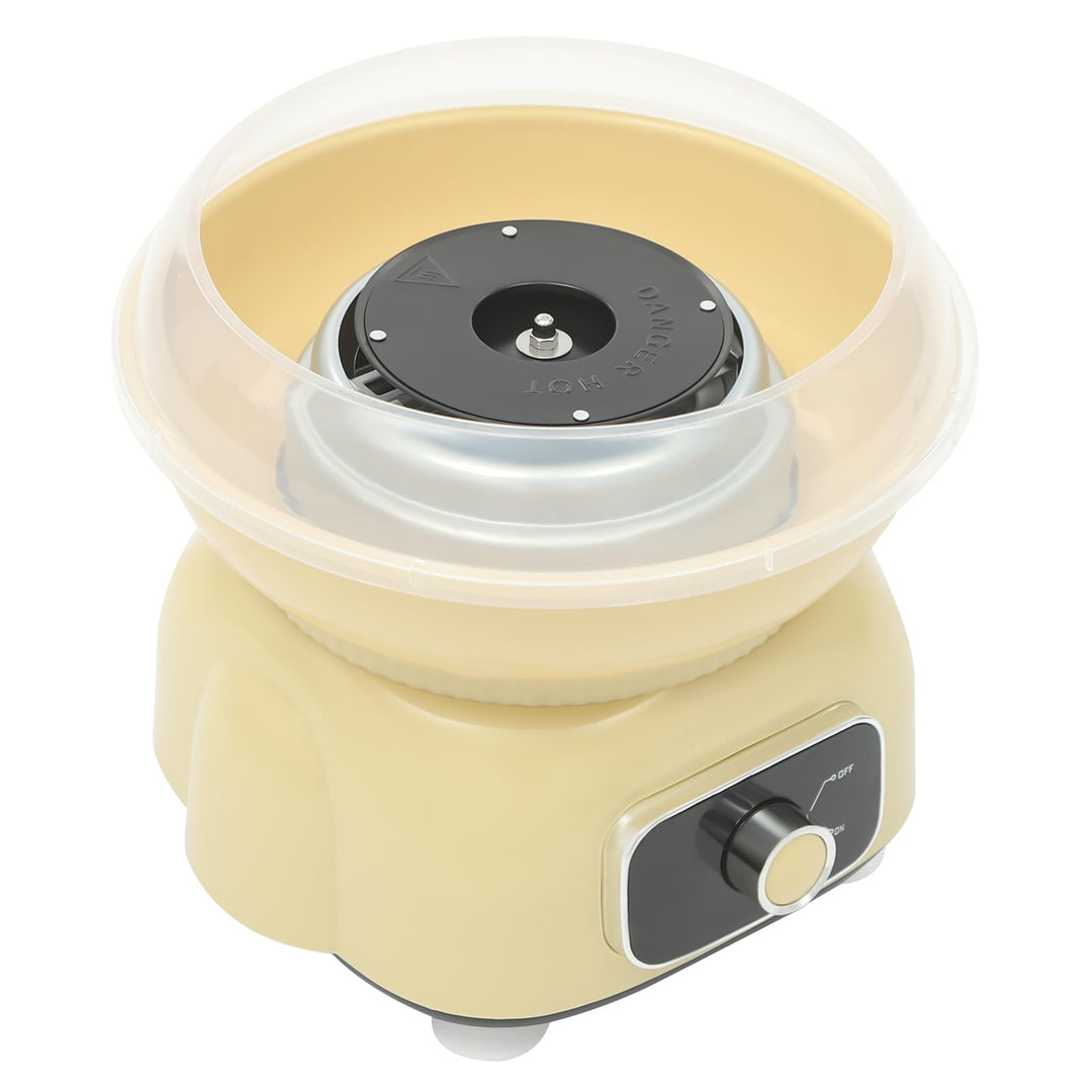500W Klein Elektrischer Zuckerwattemaschine Set für Zuhause, Retro Cotton Candy Machine Zuckerwatte