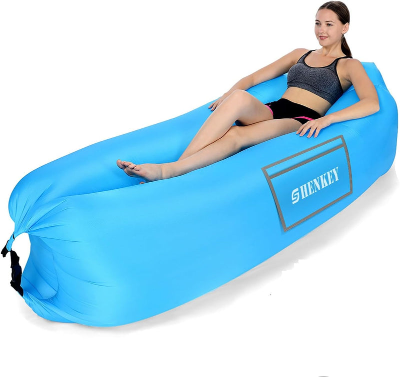 Aufblasbarer Safa, Wasserdichtes Luftsofa mit Tragbarem Paket, Aufblasbare Liege,Luft Sofa Couch für