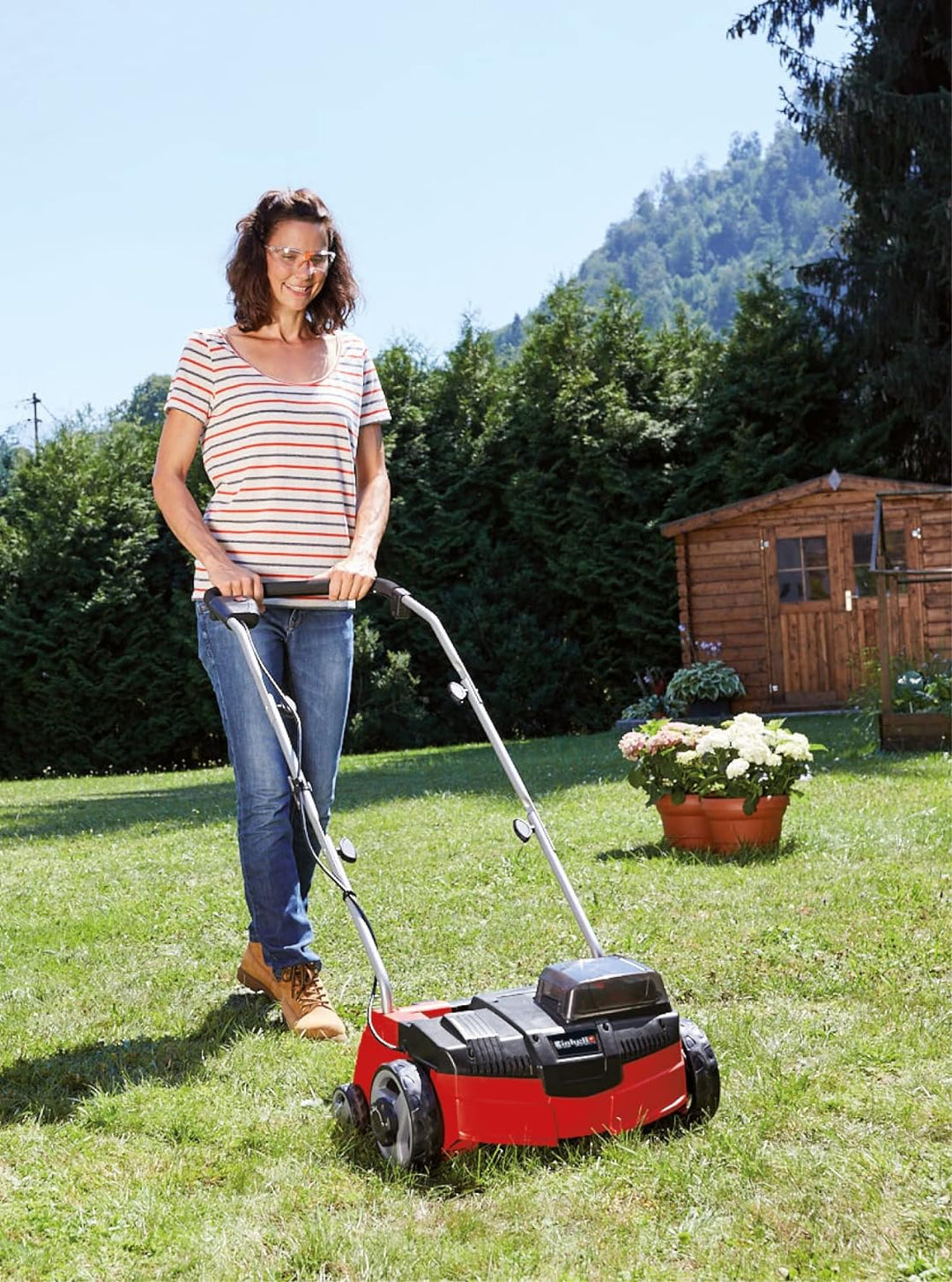 Einhell Akku-Vertikutierer-Lüfter GC-SC 36/31 Li-Solo Power X-Change (Lithium-Ionen, 36 V, 31 cm Arb
