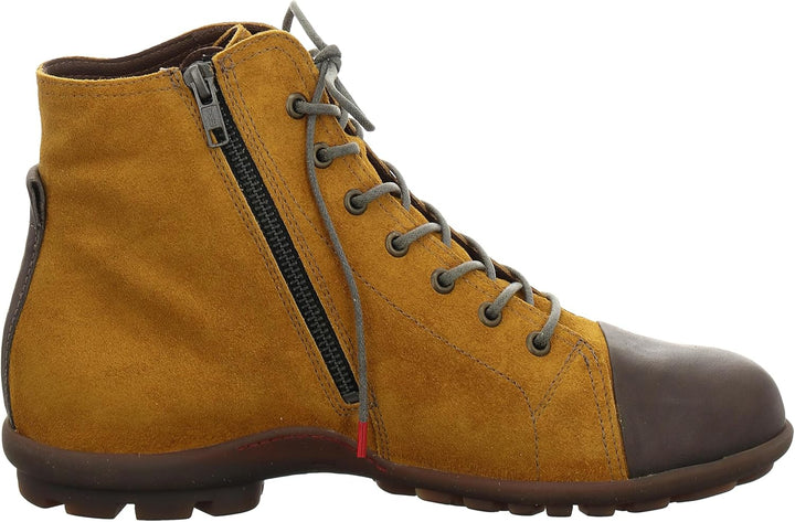 THINK! Herren Kong Leder Gefütterte Nachhaltige Stiefelette 40 EU 6000 Narzisse Kombi, 40 EU 6000 Na