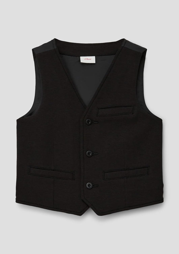 Festliche Weste aus Jersey 110 Schwarz, 110 Schwarz