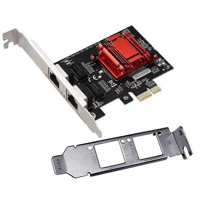 Dual-Port PCIe Gigabit Netzwerkkarte PCI Express Gigabit Ethernet Adapter mit Intel 82575/6 Ports PC
