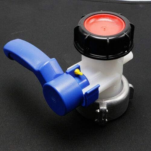 BE-Tool Butterfly-Ventil, 75 mm Ventil, Anti-Korrosion, IBC-Tank-Wasseradapter, DN50 Anschluss, Ersa
