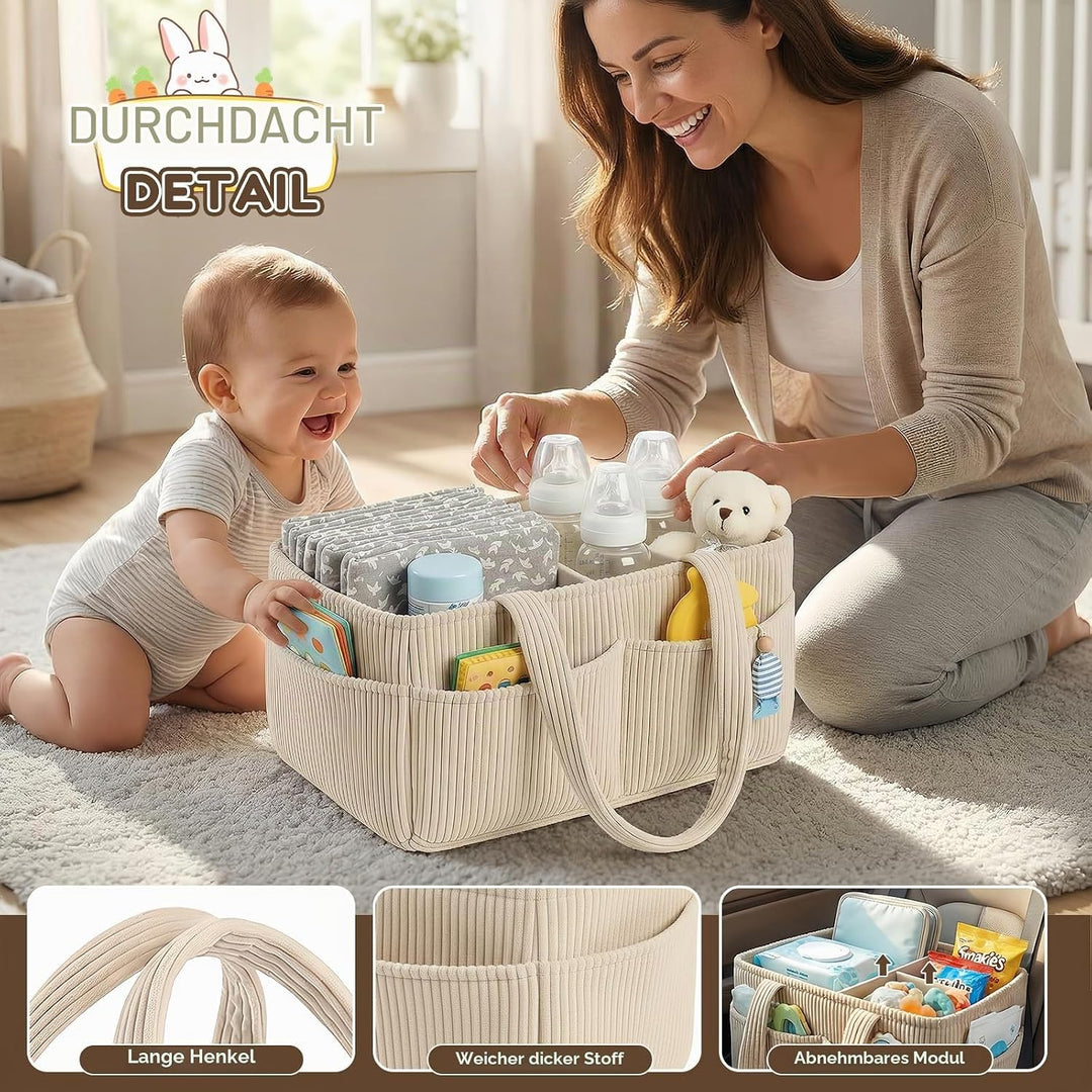 Wickeltisch Organizer, Windelkorb Wickeltisch, Wickelorganizer Zuhause, Wickel Organizer, Windeltasc