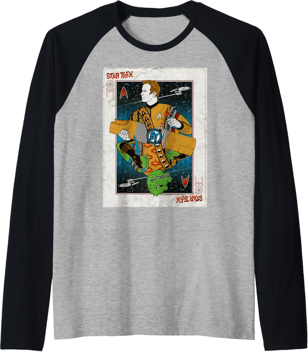 Star Trek The Original Series Double Head Card Poster Raglan