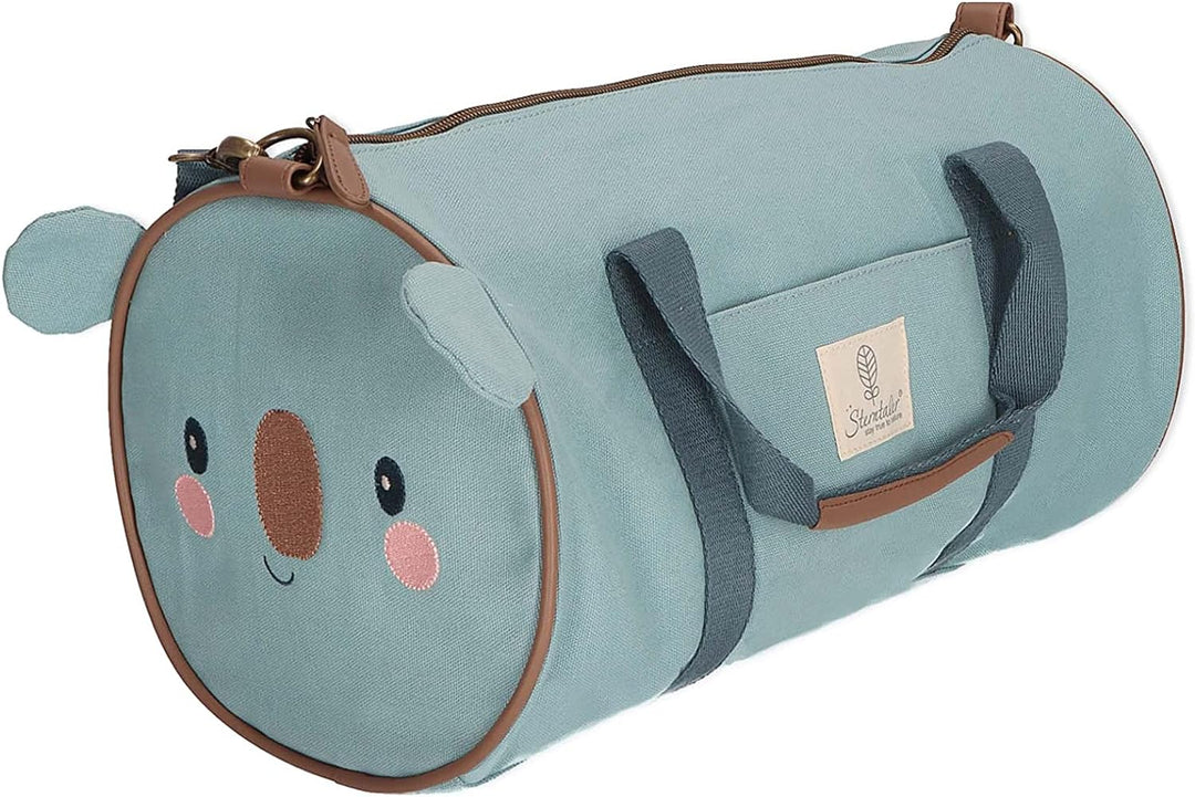 Sterntaler Unisex Baby kalla Reisetasche, Blau Meliert, Einheitsgrösse EU