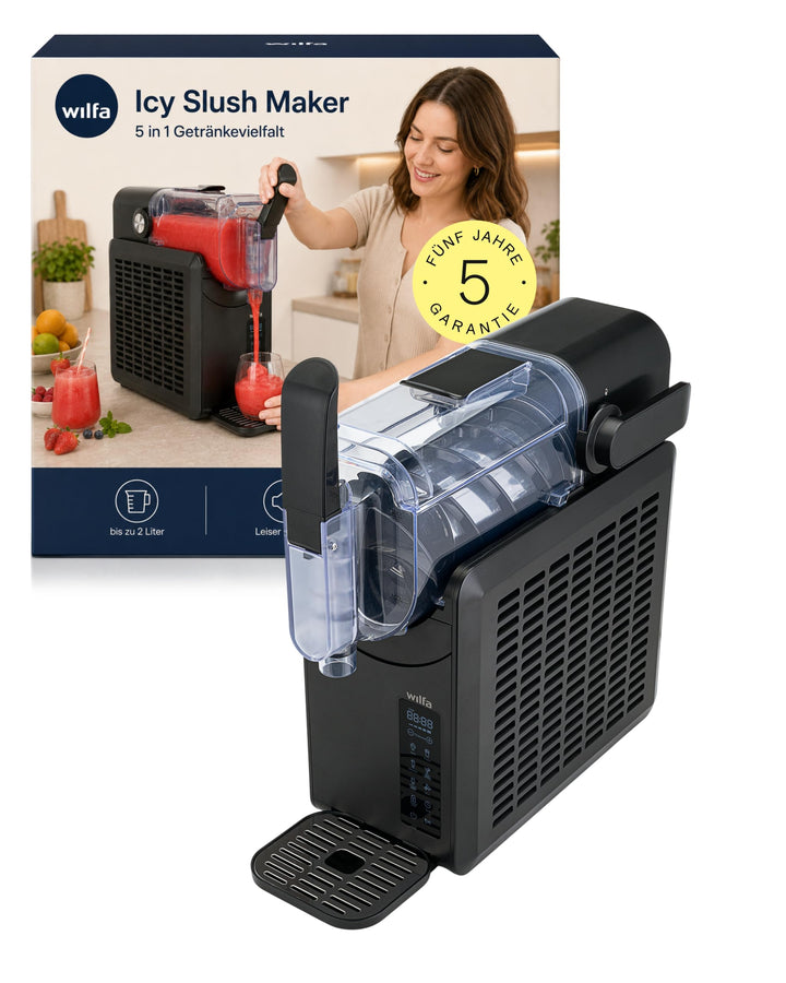 Slush-Maschine ICY (schwarz, für 2.000ml Slush, 220 Watt Kompressor)