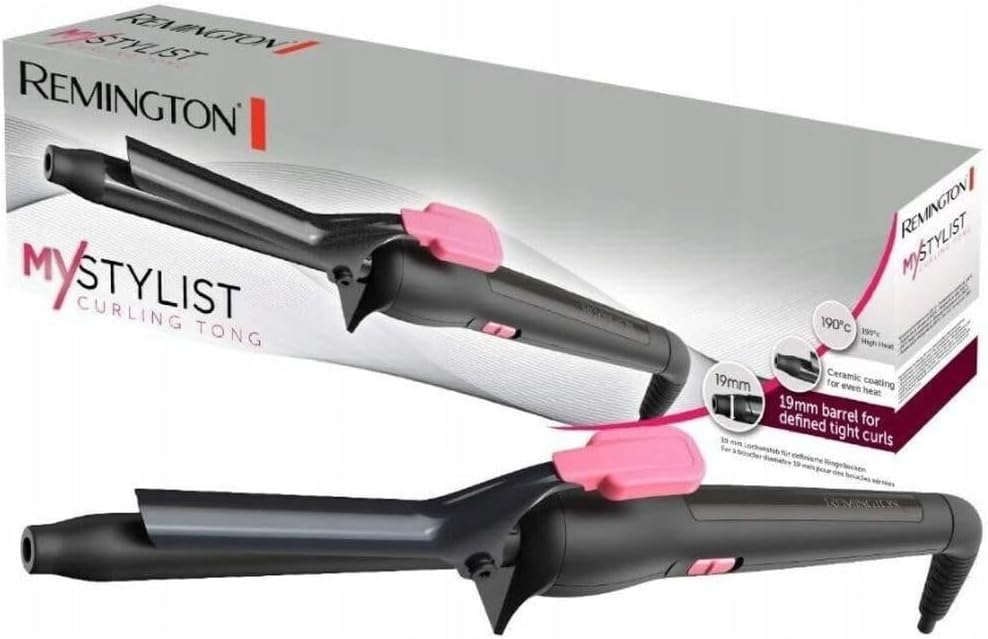 Remington Lockenstab My Stylist CI1A119, 19 mm für definierte Ringellocken, Keramikbeschichtung, sch