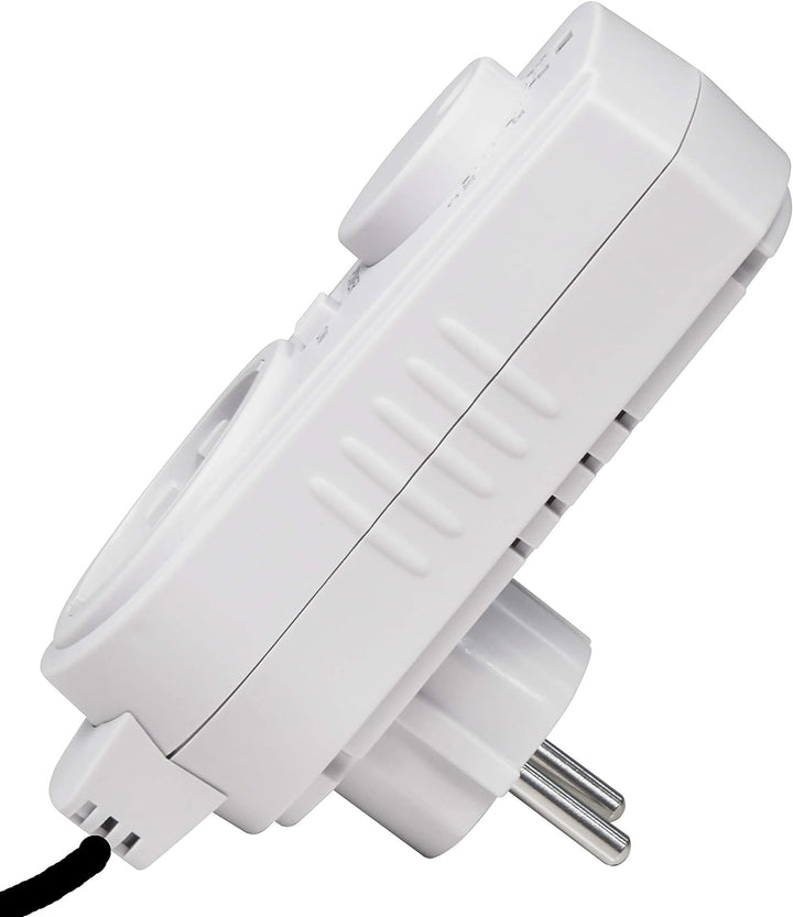 Analoges Steckdosen Thermostat 230V mit externem Fühler und langem Kabel, Zur Steuerung für Heiz und