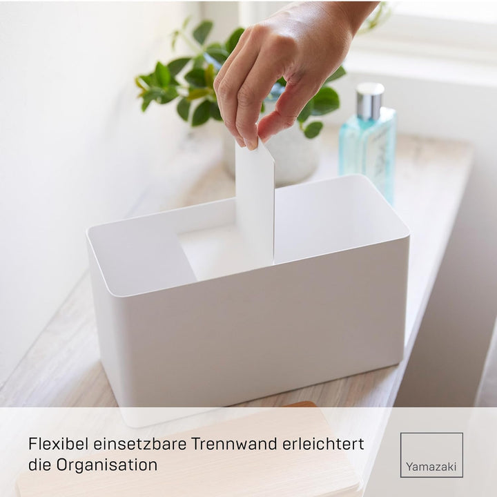 Sanitary storage box - Rin - natural Weiss, Weiss