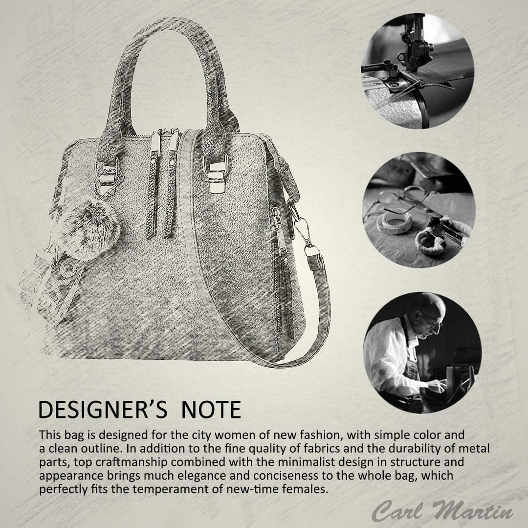 NICOLE & DORIS Mode Handtaschen Damen Taschen Elegant Shopper Tote Leder Schultertasche Frauen Umhän