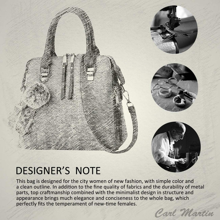 NICOLE & DORIS Mode Handtaschen Damen Taschen Elegant Shopper Tote Leder Schultertasche Frauen Umhän