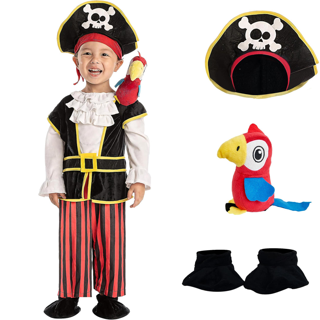 Spooktacular Creations Piraten Kostüm für Babys Kleinkinder Halloween Süsses oder Saures, Verkleidun