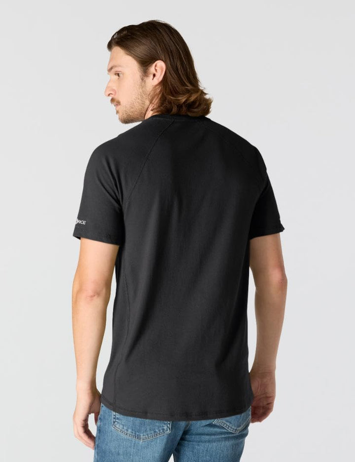 Carhartt Bekleidung Logo T-Shirt grün XS Schwarz, XS Schwarz