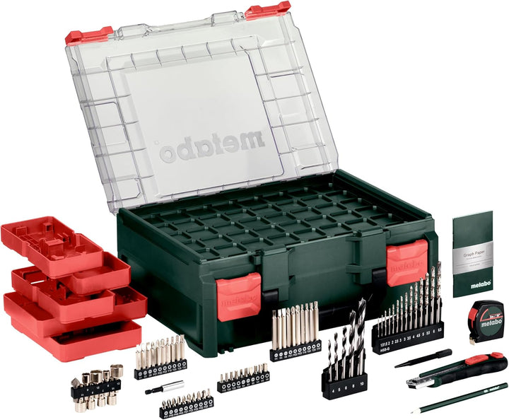 metabo Akku-Bohrschrauber BS 18 L Set, 18V Bohrschrauber mit 60 Nm