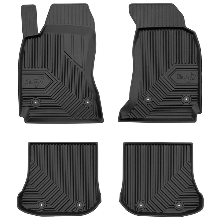M MOTOS Gummimatten Auto Fussmatte passt für Audi A4 B5 1994-2001 Verbessern Sie Ihren Reisekomfort