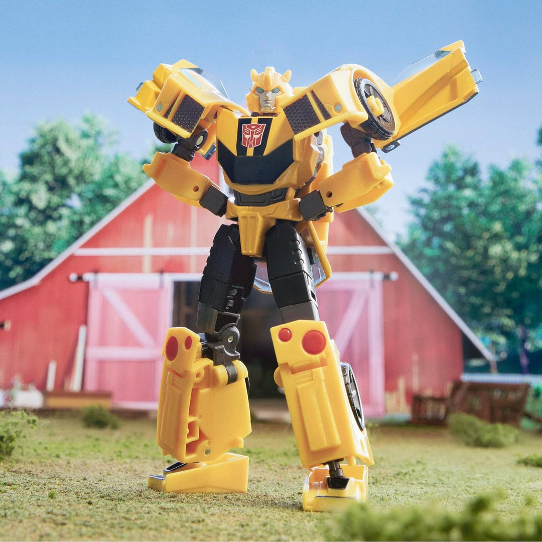 Transformers Spielzeug EarthSpark Deluxe-Klasse Bumblebee, 12,5 cm grosse Action-Figur, Roboterspiel