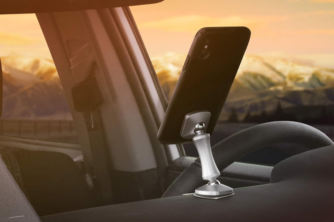 Scosche MEDSG-XTET Magicmount Elite Magnetische Smartphone/GPS-Halterung für das Auto, Silberner Dop
