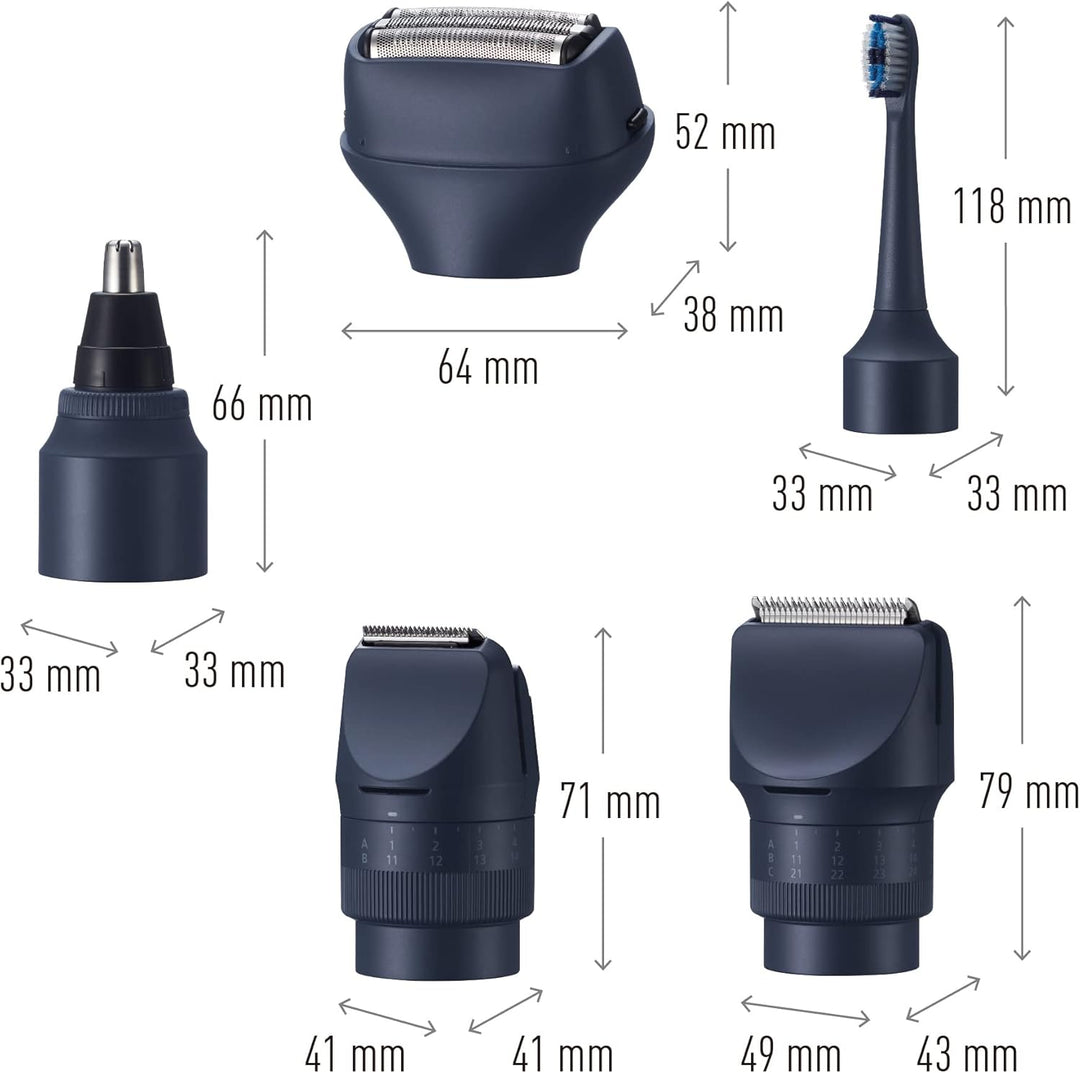 Panasonic MULTISHAPE modulares Körperpflege-System für Männer, Bart-/Haartrimmer, Bart-/Haar-/Körper