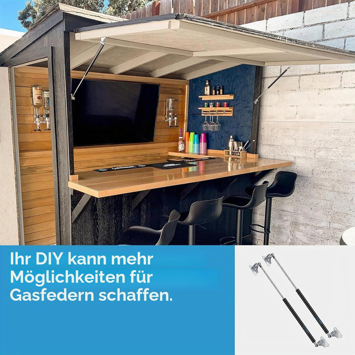 Gasdruckdämpfer Gasdruckfeder, Für Autos Heckklappendämpfer und Schranktür Dämpfer (380mm/20KG/200N)