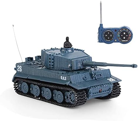 Tbest RC Panzer Fernbedienung Kampfpanzer Battle Panzer Tank Spielzeug mit Motor Turmbewegung und So