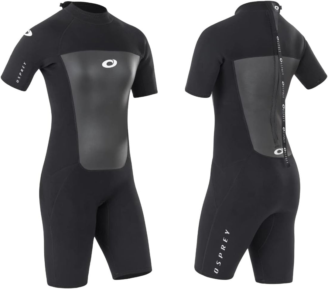 Osprey Damen Shorty 3mm Sommer Neoprenanzug Erwachsene Kurzarm Neopren Surfen Tauchen Wetsuit Origin