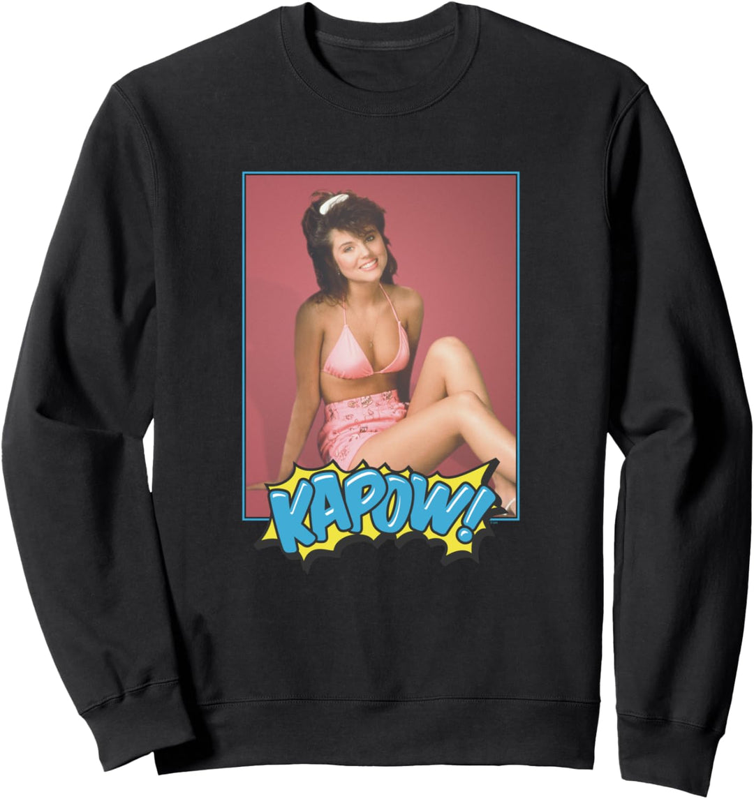 Saved By The Bell Kapow Bikini Kelly im Rahmen Sweatshirt