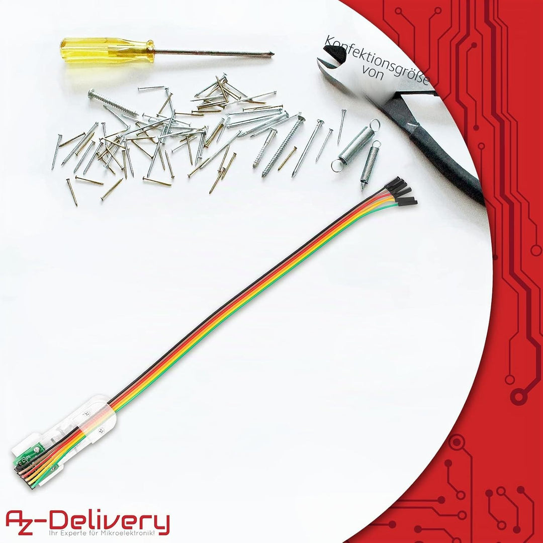 AZDelivery 3 x 6 Pin Programmer Electrical Tool I2C OLED Modul Modul Test Tool PCB Test Fixture 1 *