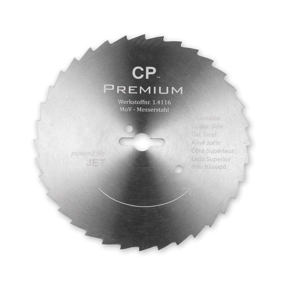 Canpolat GASTRONICS Kreismesser für Jet - 120 mm, gezahnt - Dönermesser aus Edelstahl in Premium Qua