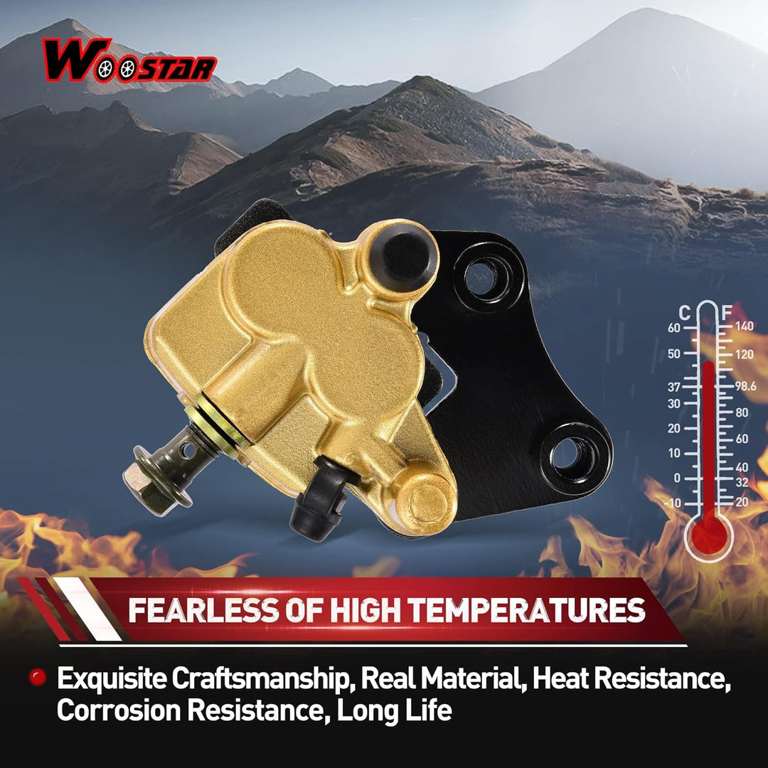 WOOSTAR Hydraulische Bremssattel Vorne Ersatz für 90ccm 110ccm 125ccm Taotao Peace SSR SDG Lifan Dir