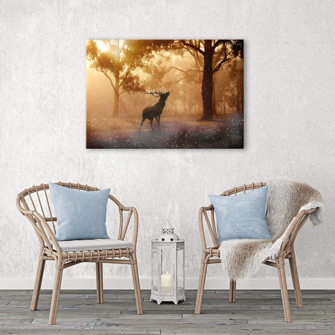 Feeby. Wandbild - 1 Teilig - 60x80 cm, Leinwand Bild Leinwandbilder Bilder Wandbilder Kunstdruck, HI