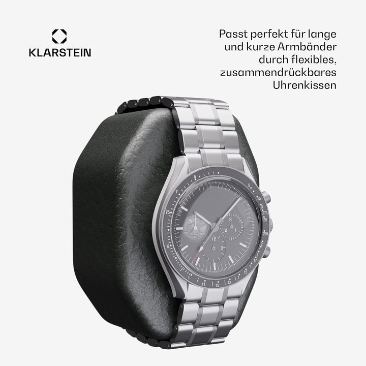 Klarstein Uhrenbeweger für Automatikuhren, Automatik-Uhrenbeweger für 2 Uhren mit Acryl-Tür, Automat