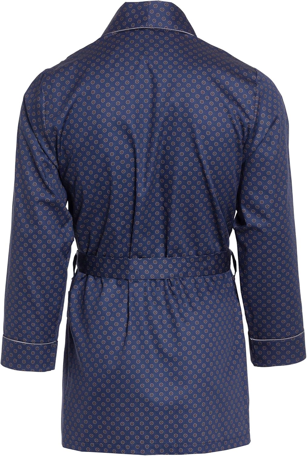 Herren Morgenmantel – kurz – Bademantel Revise RE-509 - Elegant - 100% Baumwolle S Dunkelblau C10, S