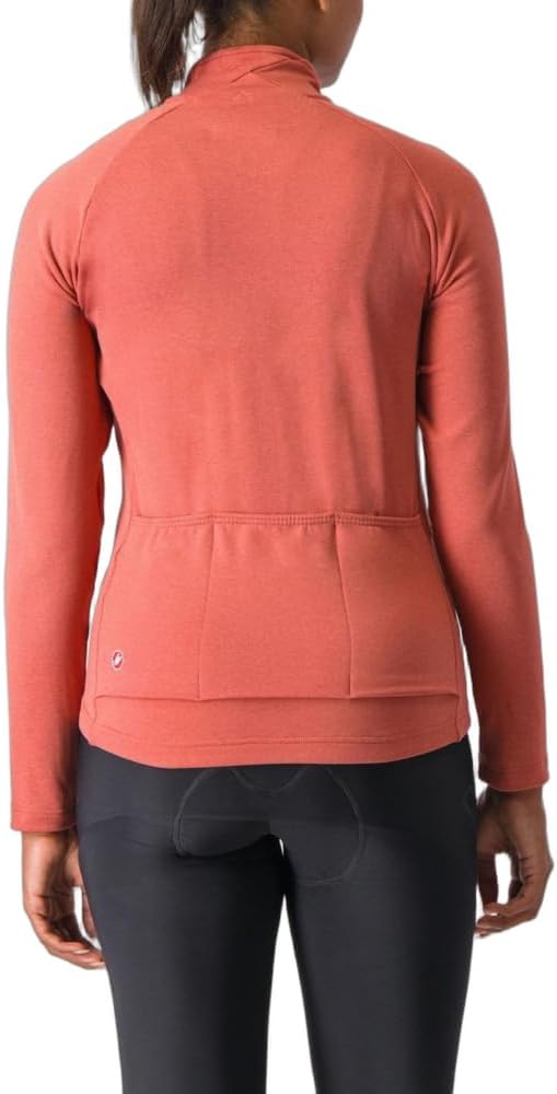 CASTELLI Damen Unltd Trail W JRS Sweatshirt S Mineral Red/Clay, S Mineral Red/Clay