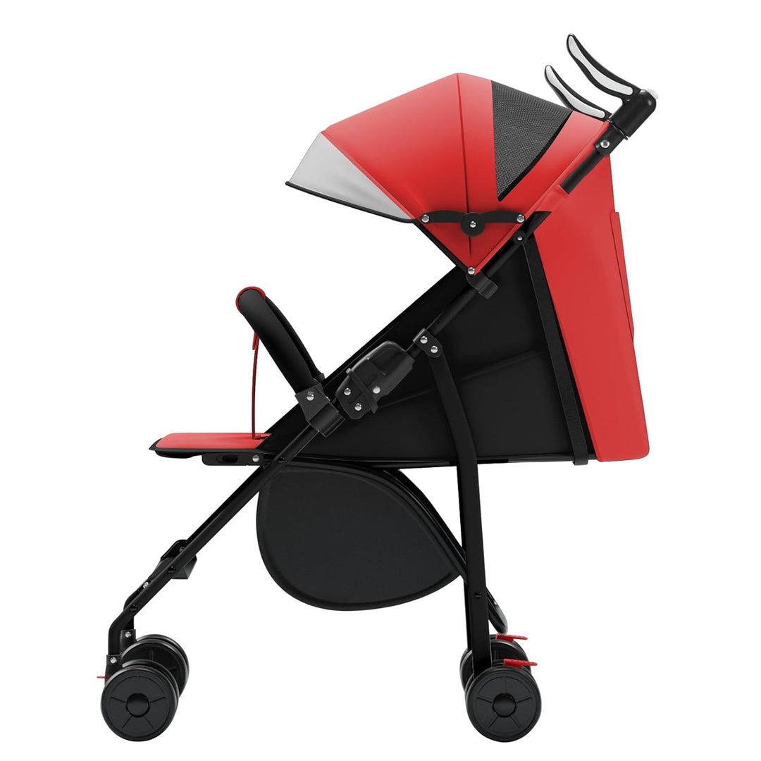 Buggy Kinderbuggy, klappbar 360° Liegebuggy, Sportwagen Faltbar,Kinderwagen,Eva-Schaum-Räder, Moskit