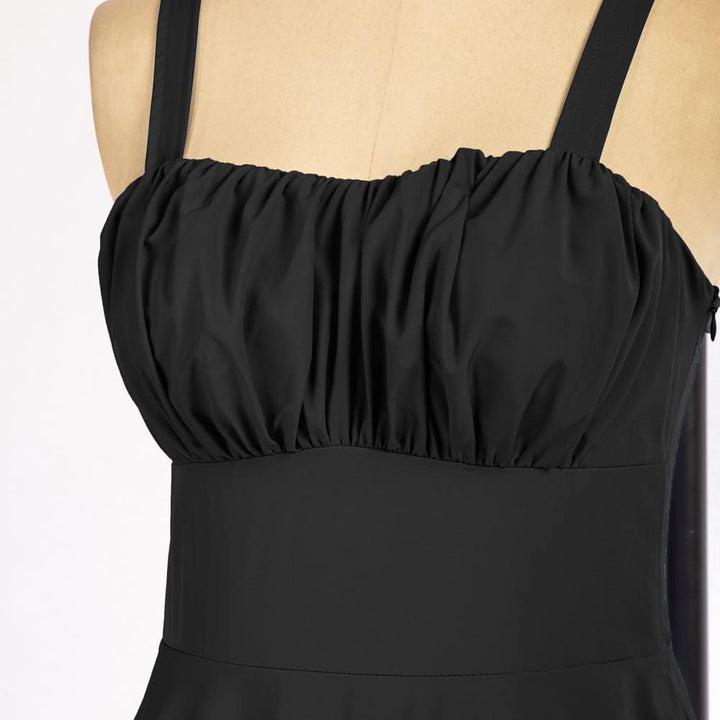 Belle Poque Damen Kleider Casual Cocktailkleid Sommerkleid Elegant Spaghetti Freizeitkleid A-Line La