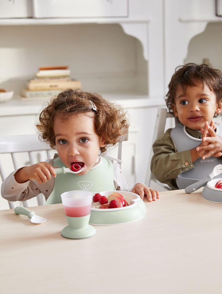 BabyBjörn Kindergeschirr, 8-teilig, Blassgrün, Blassgrün