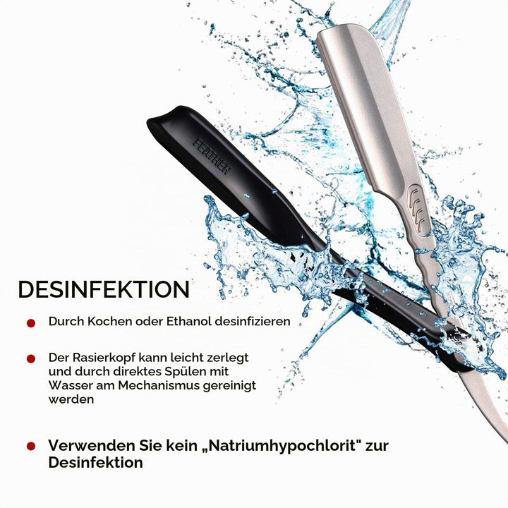 Feather Artist Club-SS Rasierer Schwarz (acs-rb) Schwarz 1 Stück (1er Pack), Schwarz 1 Stück (1er Pa