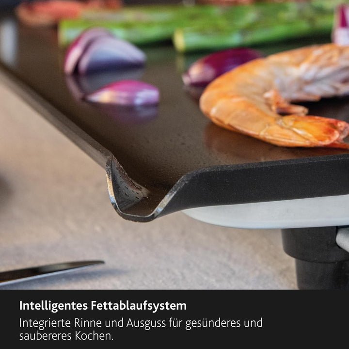 Boska Elektrische Grillplatte Pro – Tischgrills - Teppanyaki-Platte 35x56 cm – PFAS-freie Keramikbes