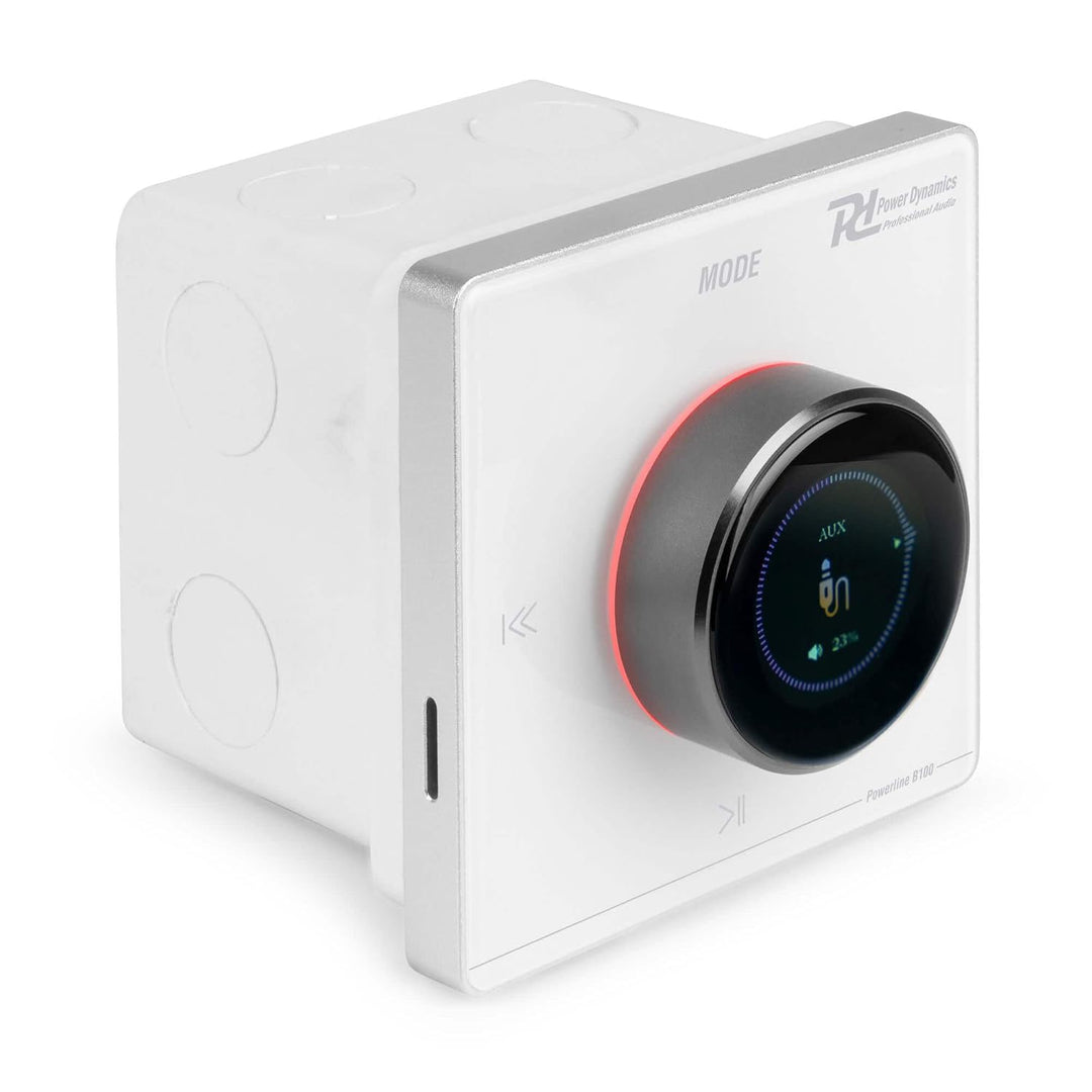 Powerline B100W Wand Stereo Verstärker - Audio Verstärker Bluetooth Unterputz-Einbau System mit 100