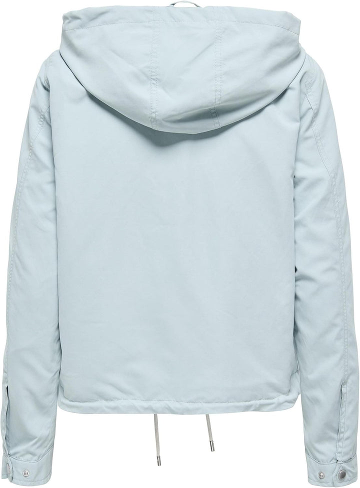 ONLY Damen Onlskylar Hood Spring Jacket Cc OTW Jacke, M Gray Mist