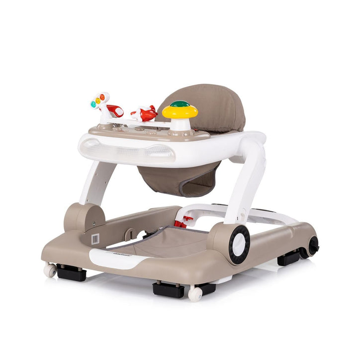 Chipolino Lauflernhilfe little Explorer 4 in 1 Laulernwagen Musik Stopper Räder beige, beige
