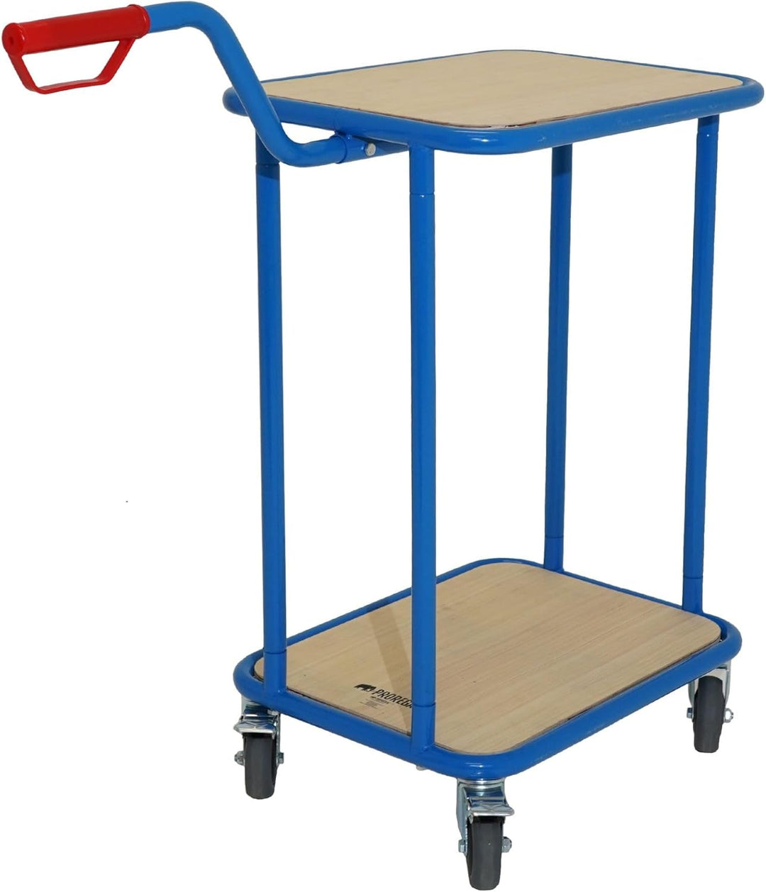 PROREGAL Profi Griffroller 2 Ebenen 102x50x60 cm Traglast 250kg Transportroller mit Griff 2X Lenkrol