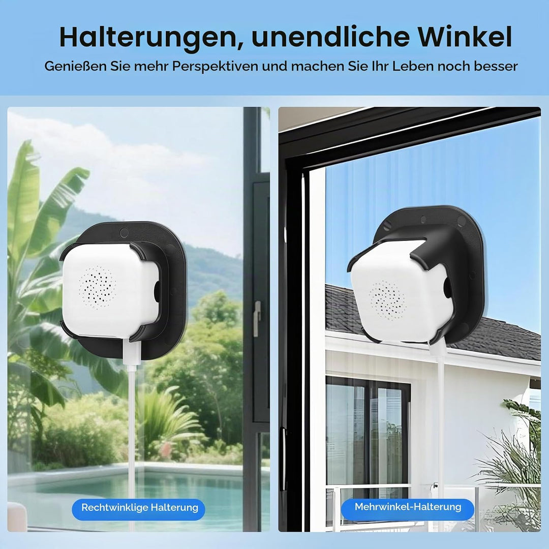 Fensterkamera 2,4 GHz &amp; 5 GHz Dual-Band 3MP 2K WLAN Überwachungskamera Innen mit KI-Farbnachtsicht,