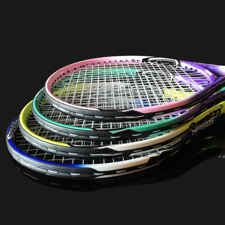 Senston Tennisschläger 19/23/25 One-Piece-Design Tennis Schläger mit Tennistasche,Overgrip,Vibration