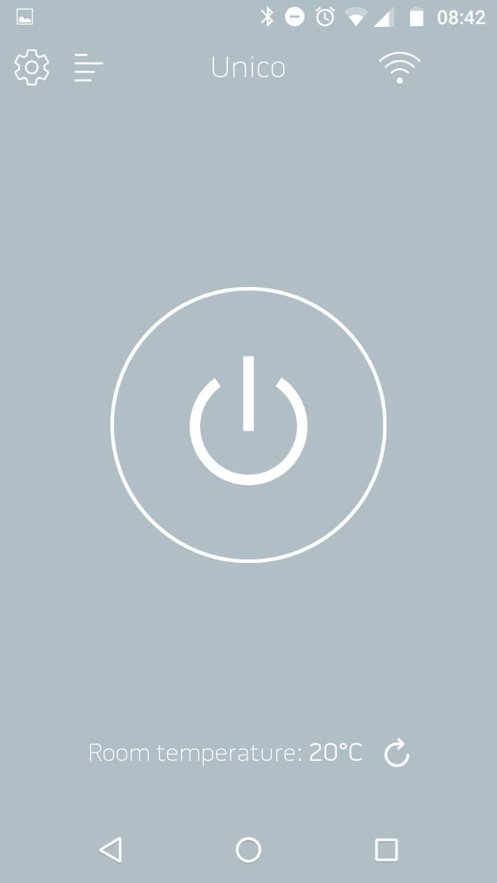 B1015 Unico WiFi Smart Home Steuerung und Programm Unico Olimpia Splendid Via Bluetooth, WLAN oder 3