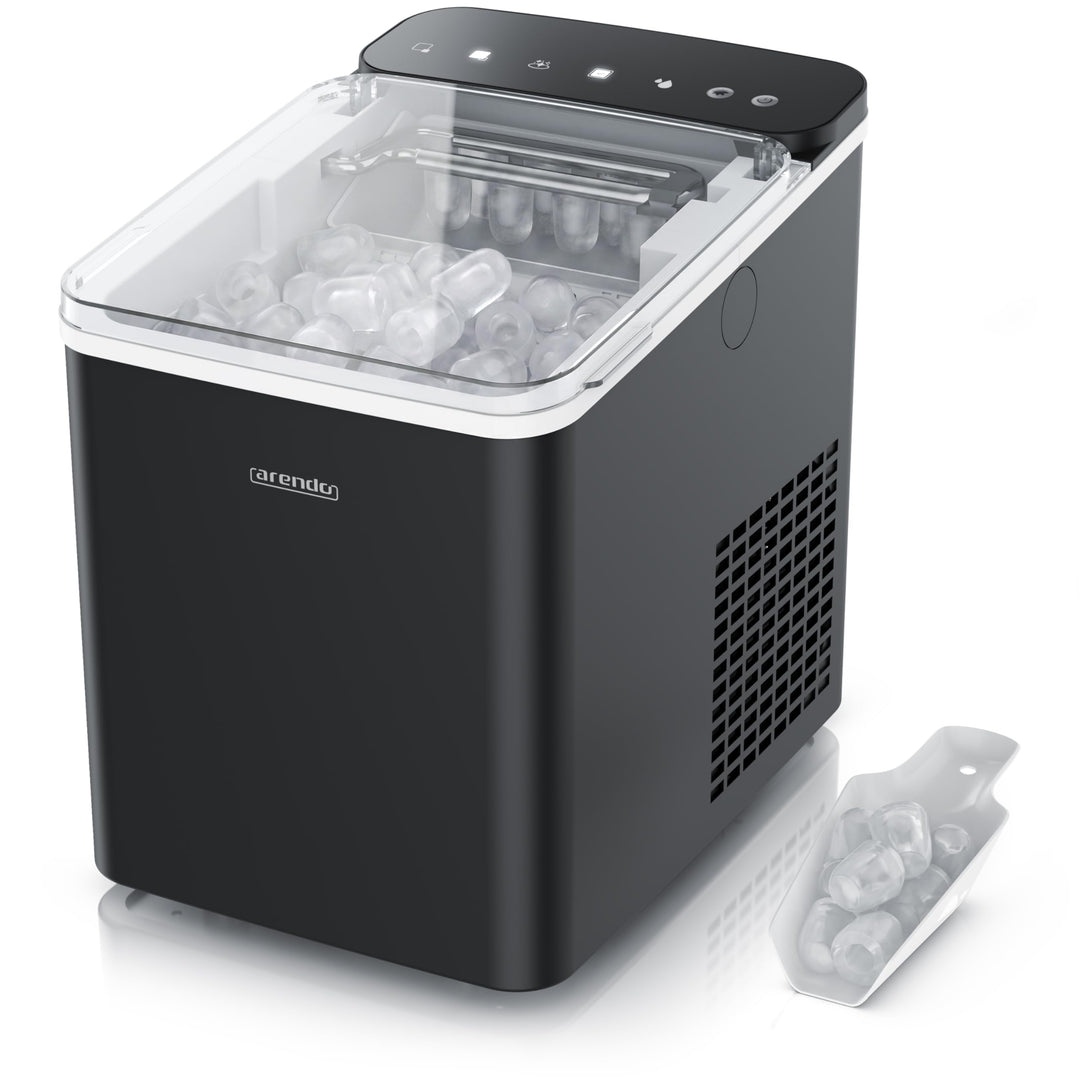 Arendo – Eiswürfelmaschine – Ice Cube Maker – 150 W – 12 kg Eis pro Tag – Automatische Abschaltfunkt